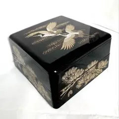 会津塗 三段重箱 沈金松竹梅 黒 木製 漆塗りお重箱 会津漆器 - メルカリ