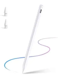 iPadタッチペン スタイラスペン ピクセルレベルの精度 Type-C超急速充電