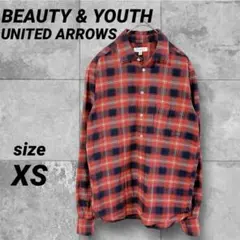 BEAUTY & YOUTH UNITED ARROWS ネルシャツ　メンズXS