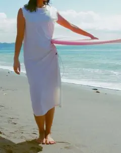 BILLABONG ノースリーブ ワンピース ホワイト