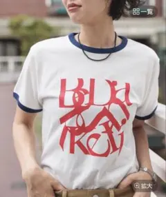 JEANASIS eL×ONE リンガープリントTシャツ