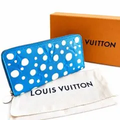 ルイヴィトン×草間彌生 LV×YK ジッピーウォレット M81906 ノワール