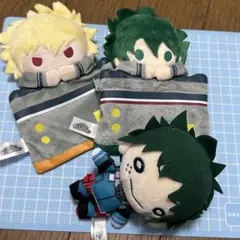 僕のヒーローアカデミア　ぬいぐるみ　にとたん　ミニポーチ　緑谷出久　 爆豪勝己