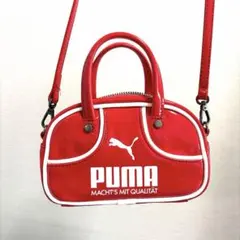 本日限定価格　 PUMAエナメルボストンバッグショルダーバックのサムネイル
