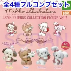 ミッコ イラストレーション ラブフレンズ Vol.2 全4種フルコンプセット