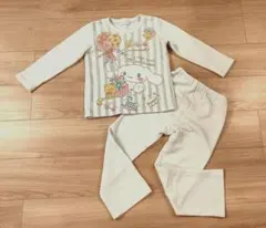 Cinnamoroll シナモン 長袖 裏起毛 パジャマ 120cm