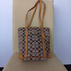 COACH トートバッグ ブラウン ベージュ