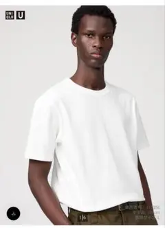 新品 未使用 UNIQLO U クルーネックT XS ホワイト2点セット
