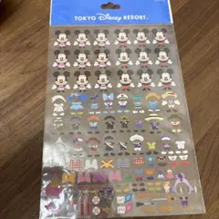 【新品未使用】東京ディズニーリゾート ミッキー&ミニー 着せ替えシールセット