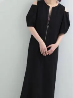 【Ray BEAMS】ショルダースリットワンピース