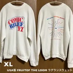 XLサイズ！USA製 FRUITOF THE LOOM COMIC RELIEFのサムネイル