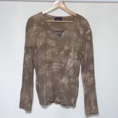 【古着】NICOLE CLUB FOR MEN Y2K Vネック長袖Tシャツのサムネイル