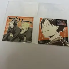 ハイキュー　スクエアステッカーコレクション　第2弾　月島 蛍 山口 忠　②