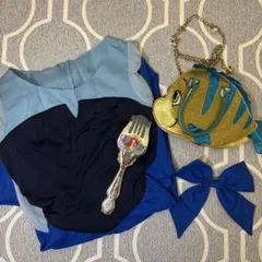 【美品】クリアストーン　リトルマーメイド　キスザガール　アリエル　仮装セット