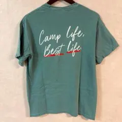 COMFORT COLORS　胸ポケット　メンズ　Tシャツ　Mサイズ　グリーン