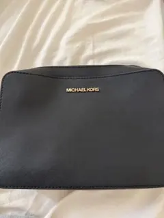 MICHAEL KORS ブラックショルダーバッグ