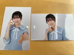 鶴崎仁香 日向坂46 14th制服 ミニ生写真 2種コンプ