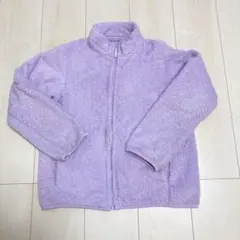 UNIQLO フリースジャケット 150サイズ ラベンダー