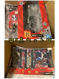 一番くじ ペルソナ5 B賞 明智吾郎フィギュア F賞 坂本竜司アクリルスタンド