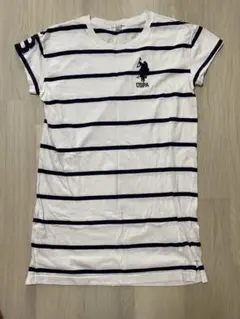 U.S.POLO ASSN. ストライプ 半袖ワンピースのサムネイル