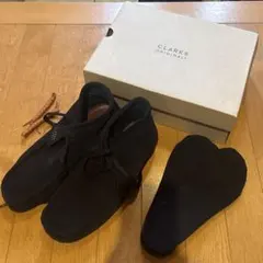 CLARKS ワラビーブーツ　ブラック　27.5 スエード