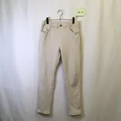 kk21【XL】CLOSSHI プルオン ストレッチ スキニーパンツ ベージュ