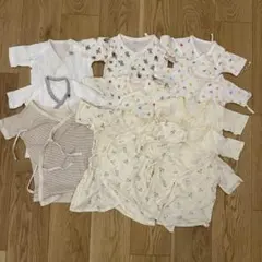 まとめ売り　新生児肌着セット　コンビ肌着　短肌着　ミキハウス　西松屋　ベビー肌着