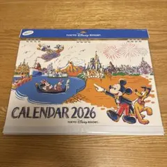 ■未使用■ディズニー カレンダー 2026■オフィシャル■ディズニーリゾート■