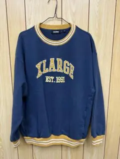 XLARGE ネイビー トレーナー