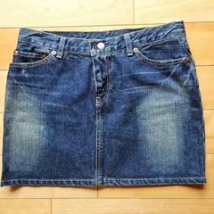 リーバイス　☆美品☆Y２K☆デニム　ミニスカート30インチL　ダメージ加工