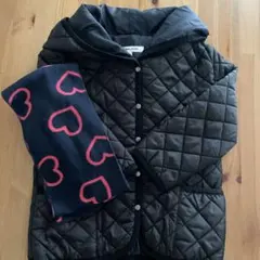 グローバルワーク　ジャケット　ジャンパー　マフラー付き　100〜110