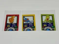 ポケモンキッズ　ステッカー3枚セット