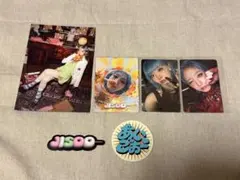 HANA JISOO ポストカード トレカ ステッカー