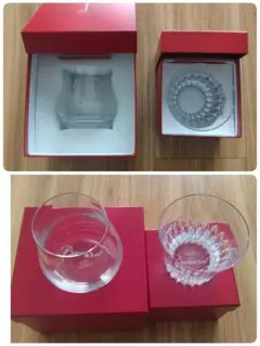 新品　Baccarat クリスタルグラス 2個セット