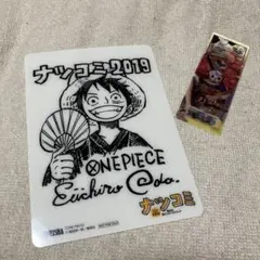 ONE PIECE ナツコミ カードセット　ルフィ　ナミ