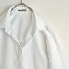 【新品未使用】Theory LUXE　Elida ホワイト　40　長袖　ブラウス theory セオリー LUXE リュクス タグ付き 03-0308255 比翼 ノー