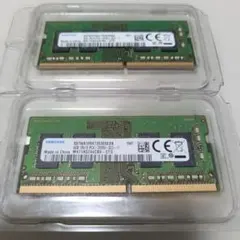 メモリ Samsung 4GB DDR4 2400MHz 5枚 (B2759 メモリ Samsung 4GB DDR4 2400MHz 5枚 (B2759 - メルカリ