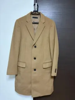 UNIQLO メンズ チェスターコート キャメル