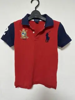 Polo Ralph Lauren ビッグポニーポロシャツ 130赤 ネイビー