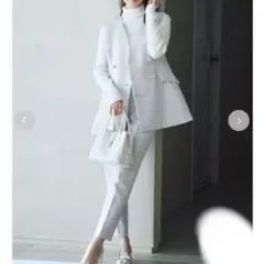 お値下げ不可★セルフォード★【洗える】ペプラムセットアップ