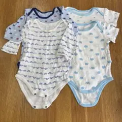 ベビー ボディスーツ 70cm 4枚セット