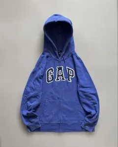 OLD GAP ジップパーカー ブルー 青　00s