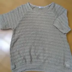 C.O.L.Z.A 透かし編み 半袖ニット