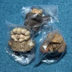 たかはたまさお 木彫り風 フィギュアコレクション 南極 柿 カメラ