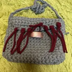 ハンドメイド　ショルダーポーチ