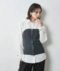 ニットビスチェ