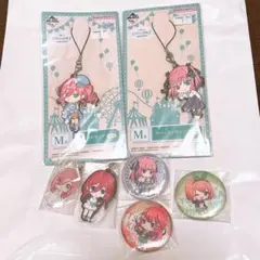 五等分の花嫁 アクキー、缶バッチ、ストラップ
