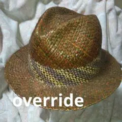 override 麦わら帽子 中折れハット 58cmのサムネイル