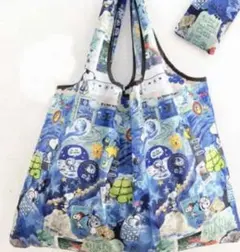 大容量　エコバッグ 軽量　　キャラクター　スヌーピー　新品