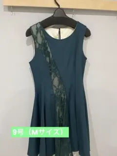 結婚式ドレス グリーン パーティドレス Mサイズ